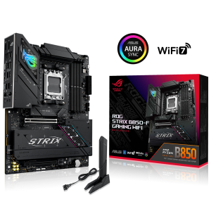 ASUS ROG STRIX B850-F GAMING WIFI AMD B850 Soket AM5 DDR5 8000+(OC)MHz ATX Gaming (Oyuncu) Anakart
